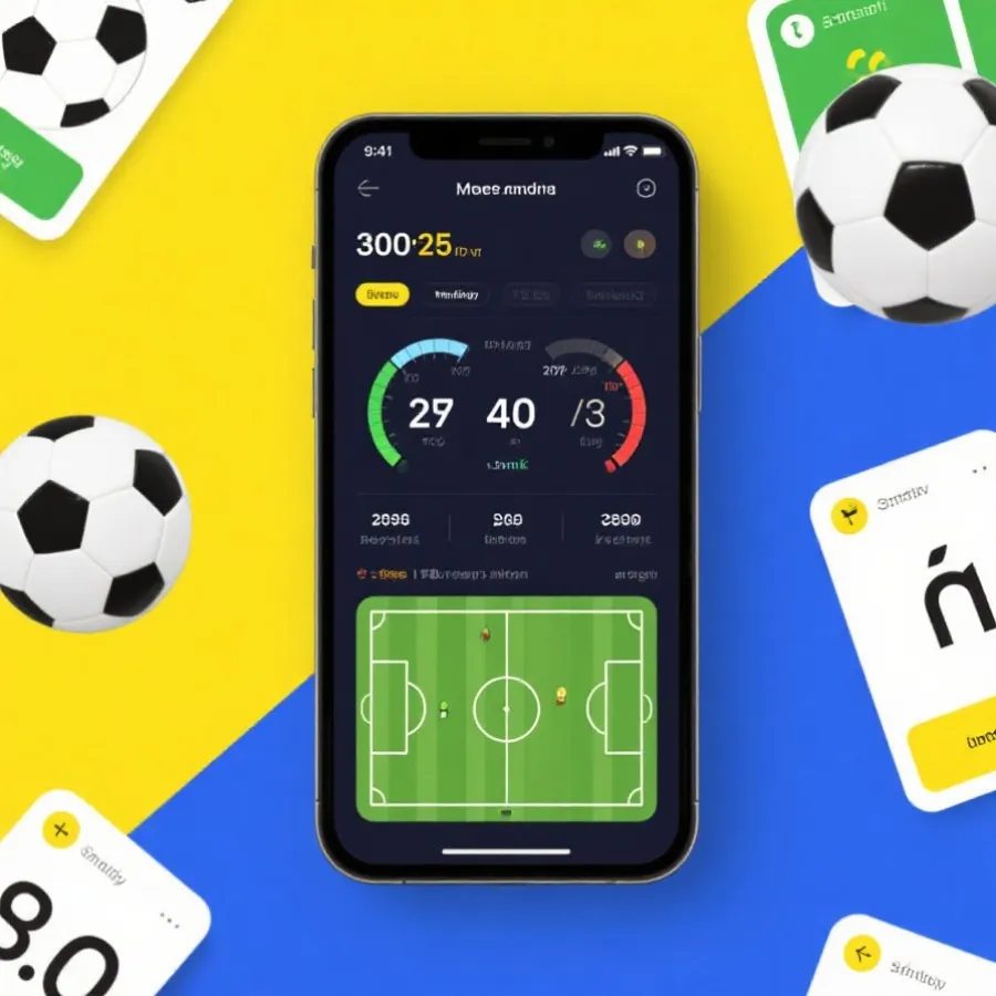 移动端实时比分界面示意图